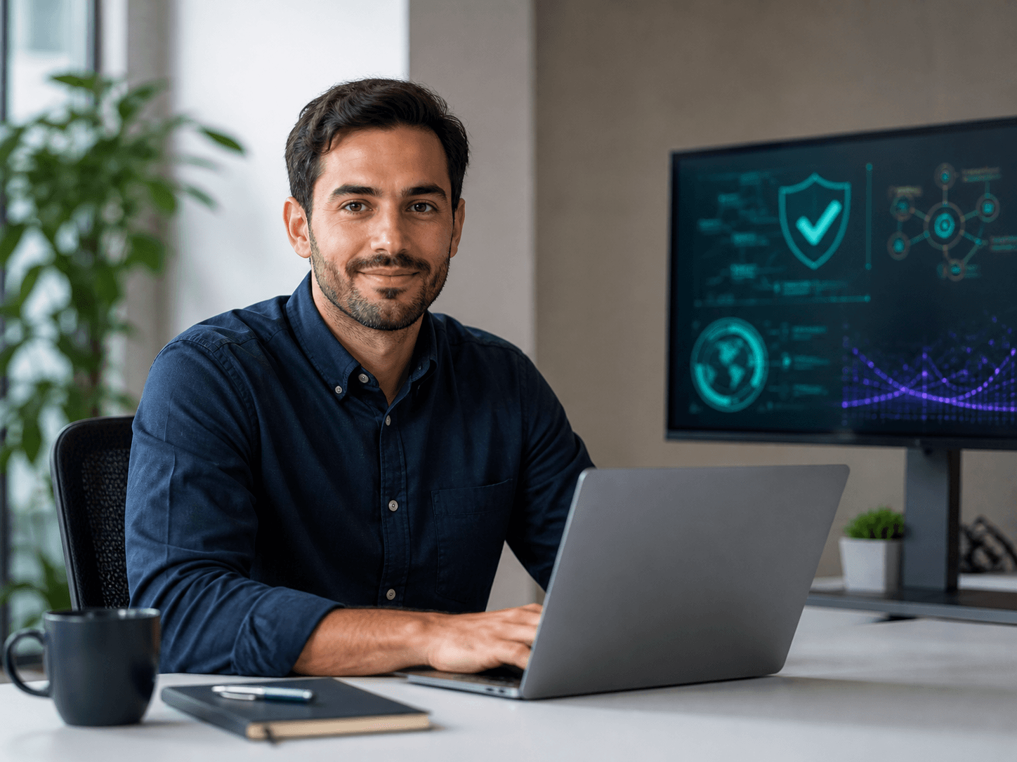Security analyst supervising a forge-sec automated penetration test