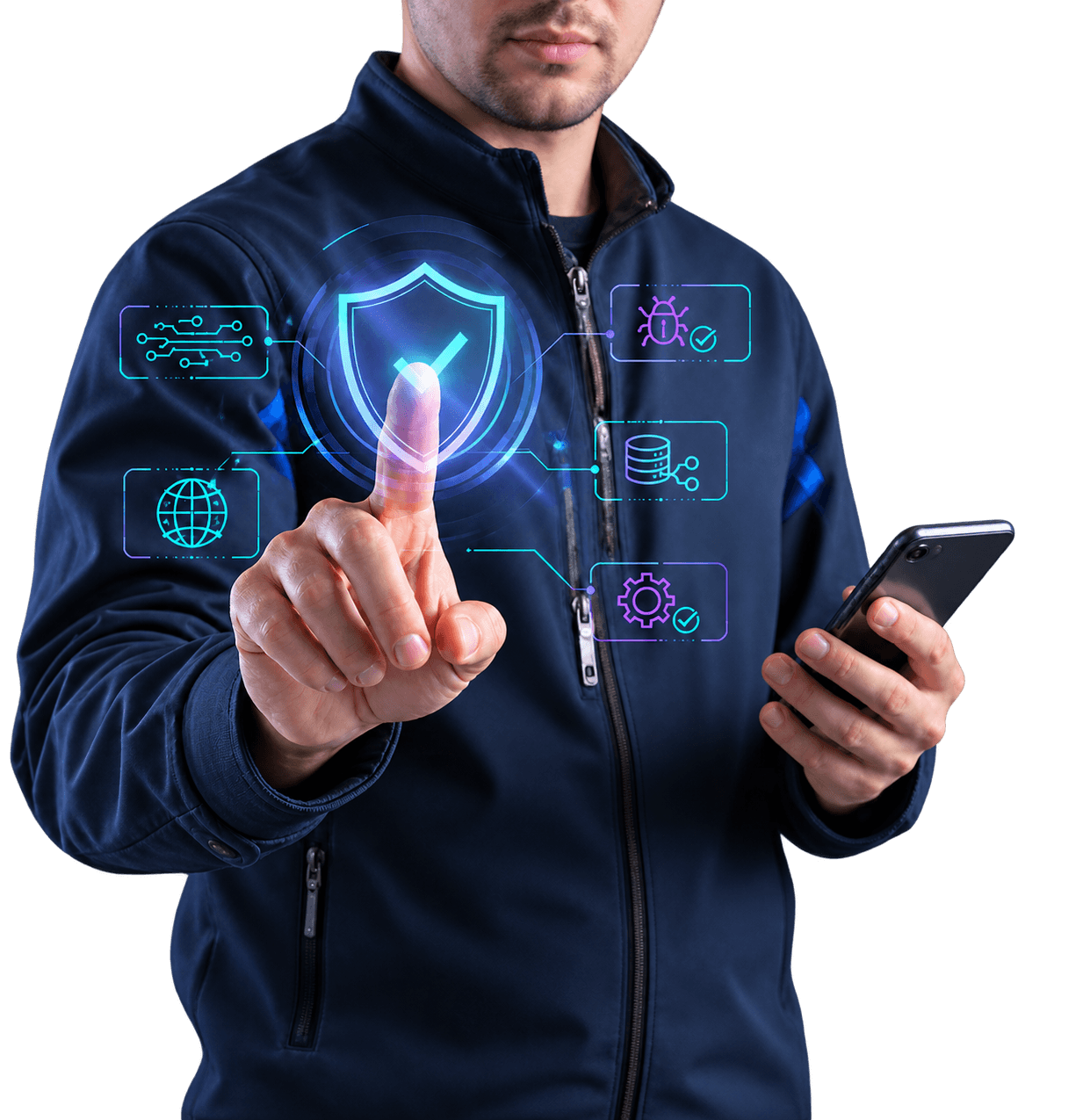 Security analyst validating vulnerability evidence through a verified security interface